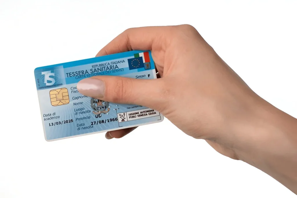 health card (carta sanitaria) in Italy