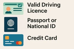 documents required rent car in Florence