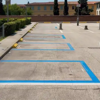 Blue paid parking lots in Florence