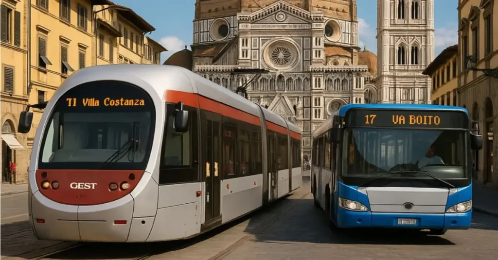 public transport in Florence, Italy