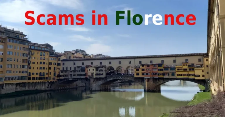 tourist scams in florence