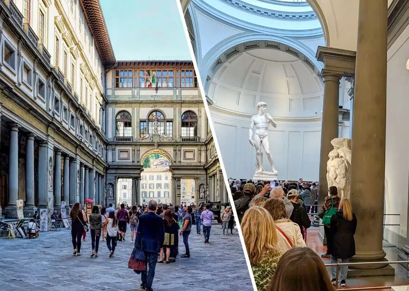 Uffizi and Accademia Gallery Combo Tickets
